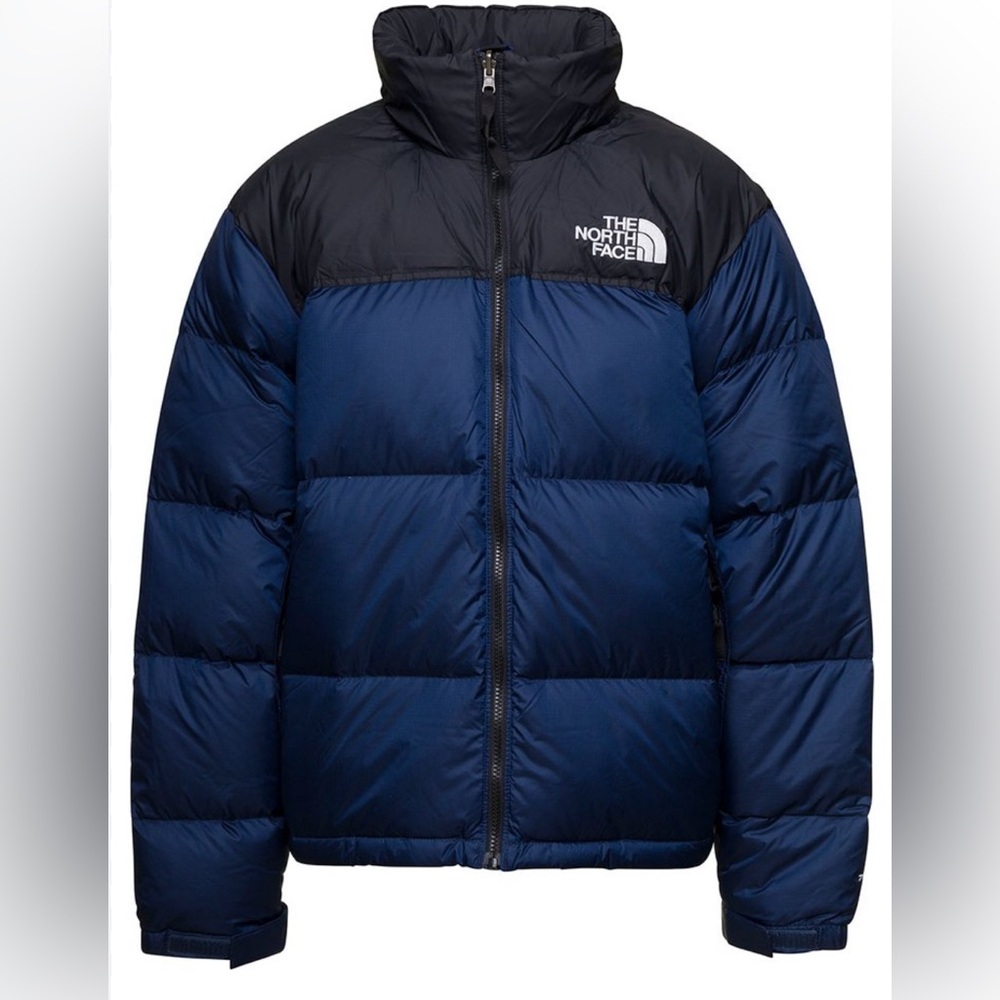 The North Face Navy Blue and Black Puffer Jacket